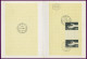 ISRAEL 282Z BrfStk, 1963, 55 A. Kampf Dem Hunger Im Senkrechten Paar Mit Zwischensteg Auf ETB, Pracht - Used Stamps (without Tabs)