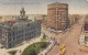 CB01. Vintage US Postcard. Birds Eye View Of City Hall Square. Detroit, Michigan - Detroit