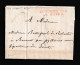 1827 (4 MAR) NUEVA ORLEANS A Beaumont (Francia) Marca “COLONIES/ PAR LE HAVRE” En Rojo. Porteo Mns. ”8” Décimas. - …-1845 Voorfilatelie