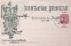 Delcampe - 1898 India Portuguesa Inteiro Postal / Postal Stationary Caminho Marítímo Para A India 1/4 Tanga - India Portuguesa