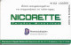 Greece - Nicorette Nicotine Chewing Gum - X0414 - 10.1997 - 32.000ex, Used - Griechenland