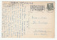 1954 DENMARK Postcard Sailing Soldier Fountain Copenhagen Stamps Cover - Covers & Documents