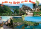 73176377 Kroev Mosel Panorama Blick Vom Mont Royal Dreigiebelhaus Fachwerkhaus M - Kroev