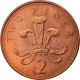 Monnaie, Grande-Bretagne, Elizabeth II, 2 Pence, 2007, TTB, Copper Plated Steel - 2 Pence & 2 New Pence