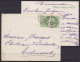 Env. (avec Carte De Visite) Affr. N°83 Càd "BRUXELLES 5 /1 MAI 1904" (heures Soulignées) Pour Château D'Oisbeek à TIRLEM - 1893-1907 Coat Of Arms