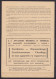 Dépliant Société Royale Belge Des Ingénieurs Et Industriels Affr. PREO PRE053 Pour Charbonnage D'HENSIES-POMMEROEUL Janv - Typo Precancels 1936-51 (Small Seal Of The State)