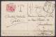 Italie - CP Bellagio Lago Di Como Affr. 5cts Càd BELLAGIO /23 8 1912 Pour GANSHOREN-lez-Bruxelles - Taxé 10c Càd JETTE / - Briefe U. Dokumente