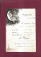 250224 - 2 PROGRAMMES 1888 Illustration Peinte à La Main Fleur Pensée - Théâtre Comédie Lune Arlequin Ménestrel  - Programma's