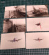 LOT DE 6 RETIRAGES PHOTOS APPONTAGES DECOLLAGES  AVIONS,  SUR PORTE AVION, AERONAVALE, AVIATION (4) - Aviazione