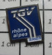 220 Pin's Pins : BEAU ET RARE / TGV / RHONE ALPES SNCF - TGV