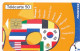 Télécarte France (03/98) Puzzle 4 Cartes France 98 (visuel, Puce, état, Unités, Etc Voir Scan) + Port - Unclassified