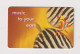SOUTH AFRICA  -  Music To Your Ears Chip Phonecard - Zuid-Afrika