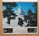 Delcampe - Grand Calendrier 1961 - Publicité Parechoc Le Sentier, Alpa, Bolex, Thorens, Induchoc, Kif Flector - Vues De Suisse - Tamaño Grande : 1961-70