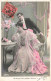 COUPLES - Le Temps Fait Passer L'amour - Carte Postale Ancienne - Couples