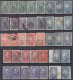 Delcampe - ⁕ Yugoslavia 1919 Kingdom SHS Slovenia ⁕ Mi.107-112 ⁕ 38v Used - Shades - Errors / See Scan - Used Stamps