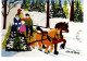 Entier Postal Canada En Port Payé De La Poste Canadienne Utilisée Pour Les Fêtes De Noël Père Noël 2020 Chevaux - 1953-.... Règne D'Elizabeth II