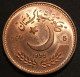 Pas Courant - PAKISTAN - 5 ROUPIES 1995 - Nations Unies - KM 59 - ( Rupees - ONU ) - Pakistan