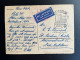 EAST GERMANY DDR 1961 POSTCARD LEIPZIG TO ST. NICOLAAS ARUBA 05-03-1961 OOST DUITSLAND DEUTSCHLAND LEIPZIGER MESSE - Postkarten - Gebraucht