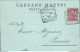 Cl99 Cartolina  Commerciale Prato Gaetano Mattei  1896 - Prato