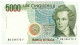 5000 LIRE BANCA D'ITALIA VINCENZO BELLINI LETTERA B 12/01/1988 FDS-/FDS - Autres & Non Classés