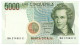 5000 LIRE BANCA D'ITALIA VINCENZO BELLINI LETTERA A 31/01/1985 FDS-/FDS - Other & Unclassified