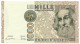 1000 LIRE MARCO POLO LETTERA C 14/03/1984 FDS - Autres & Non Classés