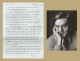 John Wain (1925-1994) - English Writer - Rare Signed Letter + Photo - 1992 - Schriftsteller