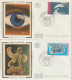 France FDC 1975 Arphila 1834-37, 4 Enveloppes - 1970-1979