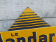 Delcampe - Ancienne Plaque Tôle Publicitaire Double Face Le Mandarin Apéritif Cordial - Liquore & Birra