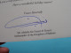 Mr. Abdulla BIN FAISAL AL DOSERI Ambassador Of The Kingdom Of BAHRAIN Brussels ( Happy New Year Card ) +/- 21 X 10 Cm. ! - Politisch Und Militärisch