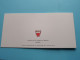 Mr. Abdulla BIN FAISAL AL DOSERI Ambassador Of The Kingdom Of BAHRAIN Brussels ( Happy New Year Card ) +/- 21 X 10 Cm. ! - Politiques & Militaires