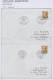 Greenland Sonderstempel 1995 4 Covers (GD170) - Estaciones Científicas Y Estaciones Del Ártico A La Deriva