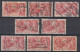 Great Britain GB / UK 1913 - 1918 ⁕ 5/-d KGV Seahorse 5Sh Mi.142 ? ⁕ 8v Used / Shades / Unchecked - Oblitérés