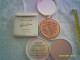 Boite Ancienne Maquillage + Recharge Neuve - Coty 1960 (poudre  Creme L'aimant)- Diametre 7cm,hauteur 1,5cm Avec Miroir - Productos De Belleza