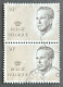 BEL2126Ux2v - King Baudouin 1st. - Pair Of 50 F Used Stamps - Belgium - 1984 - 1981-1990 Velghe