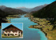 73162299 Neusach Birkenhof Alpenpanorama Fliegeraufnahme Weissensee - Weissensee