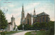 Ansichtskarte Bühl (Baden) Color Ansicht Partie An Der Kirche 1907 - Buehl