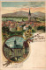 Litho AK Oberursel Taunus Stadt, Kirche - Gel F.-Bockenheim V. Oberursel 1899 - Oberursel
