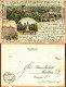 Ansichtskarte Litho AK Guben Stadt, Denkmal, Landgericht - Gruss Aus 1904 - Guben