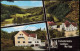 Waldbröl Mehrbild-AK Pension Landhaus  Vierbuchermühle, Mühlental 1968  522 - Waldbröl