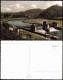 Ansichtskarte Nassau (Lahn) Lahn Partie Mit Blick Zum Burgberg 1956 - Nassau