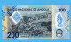 2020 AFRICA ANGOLA  BANK POLIMERO 200 KWANZAS POLYMER POLIMERO UNCIRCULATED - Other - Africa