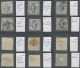 Regno 1863 C15 Matraire Lotto Studio 4 Scans *tl / Us / Frammenti Incluse Varietà Riporto / Ritocco - Collections