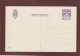 DANEMARK - Entier Postal Neuf - 1920/1930 - Carte Postal . Réf. 81-H - 12 Violet - 2 Scan - Postwaardestukken