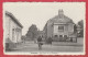 Hanzinne - La Gare Et Le Château ... Facteur à Vélo  ( Voir Verso ) - Florennes