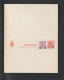 DANEMARK - Entier Postal Neuf - 1920/1930 - Carte Postal Avec Réponse Payée - Réf.56-H- 2 Timbres . Christian X - 6 Scan - Ganzsachen