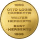 Allemagne, Médaille, Docteur Kurt Herberts, 1966, Or, SUP+ - Sonstige & Ohne Zuordnung