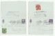 1943 & 1944 CHURCH CRUSADER Labels ST STEPHEN'S Parish LETTTERCARDS Postal Stationery DENMARK Christmas Religion - Ganzsachen