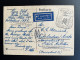 EAST GERMANY DDR 1959 POSTCARD LEIPZIG TO ST. NICOLAAS ARUBA 03-03-1959 OOST DUITSLAND DEUTSCHLAND LEIPZIGER MESSE - Postkarten - Gebraucht