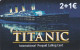 GREECE - Titanic, GTN Prepaid Card 2+1 Euro, Mint - Greece